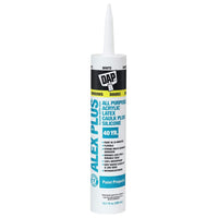 White Alex Plus Acrylic Latex Caulk with Silicone