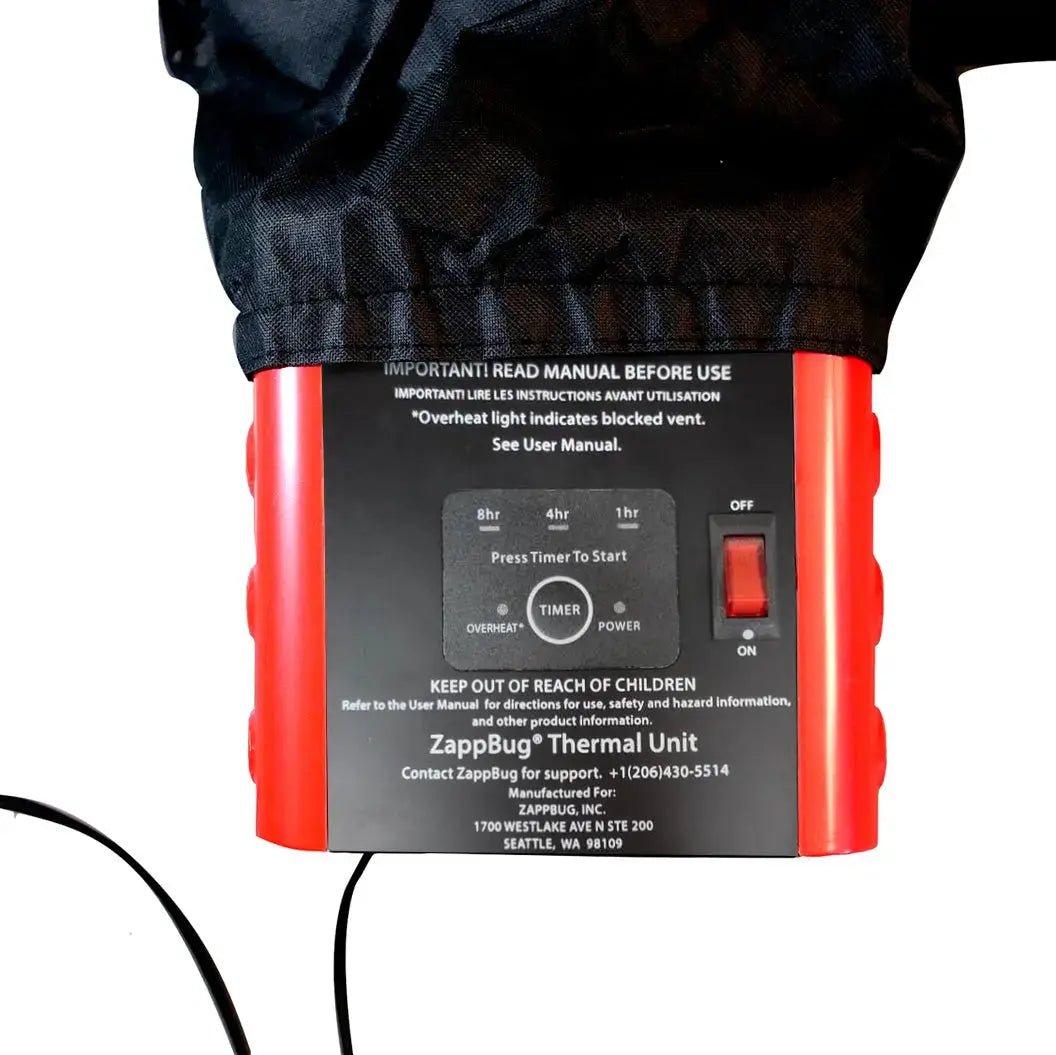 bed bug tent heater ZappBug Heater